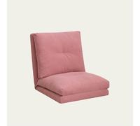 YCVAWEOD Silla de Piso con Apoyo Trasero, sofá Perezoso, Silla de sofá de salón con Apoyo Trasero, Silla de Juego Plegable, Leer los Juegos meditando Pink-50 * 55 * 62cm LWX