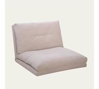 YCVAWEOD Silla de Piso con Apoyo Trasero, sofá Perezoso, Silla de sofá de salón con Soporte Trasero, Silla de Juego Plegable, Leer Juegos meditando a White-95 * 85 * 70cm LWX