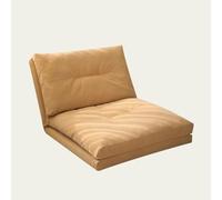 YCVAWEOD Silla de Piso con Respaldo, sofá Perezoso, Silla de sofá de salón con Apoyo Trasero, Silla de Juego Plegable, Leer Juegos meditando amarillo-95 * 85 * 70cm LWX