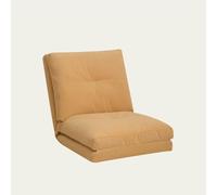 YCVAWEOD Silla de Piso con Respaldo, sofá Perezoso, Silla de sofá de salón con Soporte Trasero, Silla de Juego Plegable, Leer los Juegos meditando amarillo-50 * 55 * 62cm LWX