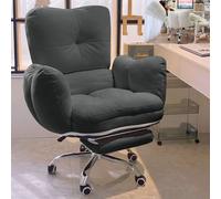 YCVAWEOD Silla de sofá Perezoso Silla de Juego Impermeable sillas de Estudio de Tela técnica reclinable para el Escritorio de Casas de Dormitorio Sala reclinable Sala de Estar LWX