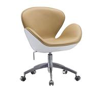 YCVAWEOD Silla de Tarea giratoria de Oficina en casa Ajustable 360 ° Silla de Escritorio con Asiento de Carreras de Cuero, Silla de Escritorio Mejorada para Mujeres Adultas LWX