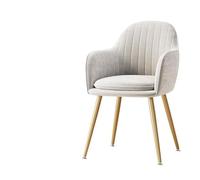 YCVAWEOD Silla Elegante con Patas de Metal Dorada cómoda Asiento Acolchado Oficina de la Sala de Estar o el área de Maquillaje, Ideal para Leer y Relajarse. LWX