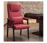 YCVAWEOD Silla invitada de la Oficina ejecutiva con Soporte Lumbar de Acento Alto Acento Sofá cómodo sillón para Dormir para recepción y Lectura (Rojo) - Diseño para Ultimate Comfort LWX