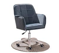 YCVAWEOD Silla Profesional de Juego de Espalda con reposapiés para Adultos sillón de Metal Gris para Sala de Estar Dormitorio LWX