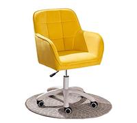 YCVAWEOD Silla Profesional de Juego de Espalda con reposapiés para Adultos sillón de Metal marrón para Sala de Estar de Dormitorio de Oficina LWX