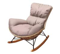 YCVAWEOD Silla reclinable Silla Separable Silla de salón Separable Sofá Silla Perezosa, Silla de Ocio de Rattan PE para balcón, Sala de Estar, Oficina en el hogar (Gris a) LWX