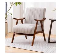 YCVAWEOD Sillón tapizado con Marco de Madera y cojín Suave: Silla Elegante para Sala de Estar, Oficina, Dormitorio, acogedora decoración del hogar LWX