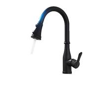 YCVAWEOD Smart Touch Kitchen Faucets Crane para Cocina Mezcladora de Toque de Agua Rotado Toucet Sensor Mezclador de Agua Fácil instalación (níquel de 1070 Alpinismo) LWX
