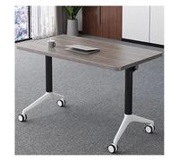 YCVAWEOD Tabla de Conferencia Plegable Tabla de Oficina Multifuncional Ajustable Altura de Altura Ajustable para la Sala de reuniones Gray 120x40x75cm - Ideal para Espacios de Trabajo LWX