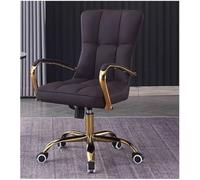 YCVAWEOD Trabajo de Silla de Oficina Escritorio de Cuero 89-98 cm Ajuste de Altura Tarea Mid-Back Tarea giratoria Piernas de Acero Descripción de la computadora Confort LWX