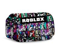 YCVBCY Estuche para lápices, Roblloxx Estuche Escolar Grande Capacidad Caso de lápiz para Niños y Niñas, Estuche para Lápices Portable Estuche Organizador para Niña Niños -E