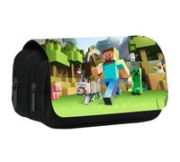 YCVBCY Lápiz Bolsa, Portalapices Gran Capacidad Estuche con Doble Cremallera para Niños y niñas Escuela Oficina Material, Regalos de Papelería