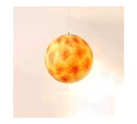 YCWZKJ Lámpara Colgante de Techo de Resina Creativa nórdica, lámpara Colgante de Techo con diseño de Universo, Tierra, Sol, Luna, Venus, Júpiter, Urano, Marte, Saturno, Pantalla E27, Luce