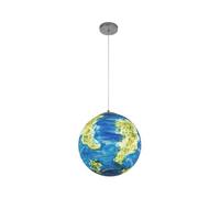 YCWZKJ Lámpara Colgante de Techo de Resina Creativa nórdica, lámpara Colgante de Techo con diseño de Universo, Tierra, Sol, Luna, Venus, Júpiter, Urano, Marte, Saturno, Pantalla E27, Luce
