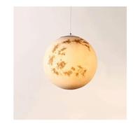 YCWZKJ Lámpara Colgante de Techo de Resina Creativa nórdica, lámpara Colgante de Techo con diseño de Universo, Tierra, Sol, Luna, Venus, Júpiter, Urano, Marte, Saturno, Pantalla E27, Luce
