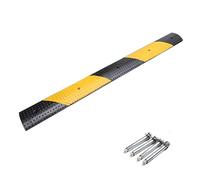 YCYHXJB Banda Reductora de Velocidad Vial de Caucho, Banda/Báden Reductor de Velocidad Vial, Badenes para Garajes, Aparcamientos, Carreteras, Almacenes(10 * 2cm/3.9 * 0.8in)