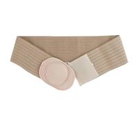 YCYHXJB Faja Hernia Umbilical Hombres y Mujeres, Banda de Hernia Umbilical Ajustable con Almohadillas de Compresión, Faja Abdominal Pre y Posoperatorio(Large)