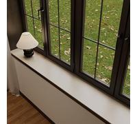 YCYHXJB Protector Impermeable para Alféizar, Alfombrilla para Alféizar de Ventana Antideslizante y Recortable para Ventanas Tipo Mirador, Balcones o Cocinas(White,200x15 cm/79x6 in)
