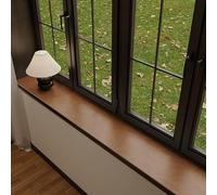 YCYHXJB Protector Impermeable para Alféizar, Alfombrilla para Alféizar de Ventana Antideslizante y Recortable para Ventanas Tipo Mirador, Balcones o Cocinas(Brass,60x50 cm/24x20 in)
