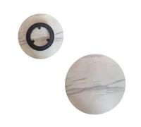 YCYHZC Bandeja Giratoria De Madera Para Encimera Plato Giratorio Pequeño 20 30 50cm Para Servir Comida Fácilmente Para Mesa(White,20cm/8in)