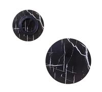 YCYHZC Bandeja Giratoria De Madera Para Encimera Plato Giratorio Pequeño 20 30 50cm Para Servir Comida Fácilmente Para Mesa(Black,60cm/24in)