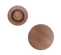 YCYHZC Bandeja Giratoria De Madera Para Encimera Plato Giratorio Pequeño 20 30 50cm Para Servir Comida Fácilmente Para Mesa(Brown,30cm/12in)