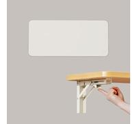YCYHZC Escritorio Plegable Pared Hojas Abatibles, Mesa Plegable Lavandería, Mesa Flotante Madera para Oficina Dormitorio Cocina Comedor(White,L 80CM)