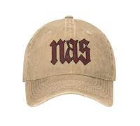 YCYLYLYC Gorra de béisbol NAS Illmatic Logo Mer0h Gorras de béisbol Unisex Rapero Genial Gorras de algodón desgastadas Gorra Vintage al Aire Libre Sombrero de papá Regalo