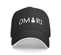 YCYLYLYC Unisex Omori Omori Gorra de béisbol Moda Playa En El Sombrero Capucha Hombres Mujer Gorras Deportivas Al Aire Libre Sombrero Algodón Lavado