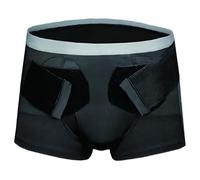 YCYRF Braguero Hernia Inguinal Hombre para Bilaterales/Dobles, Hernia Inguinal Ropa Interior con 2 Almohadillas de Compresión Extraíbles para Aliviar el Dolor y la Recuperación(Large)