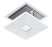 YCYRF Deflector de Ventilación Central de Aire Acondicionado, Deflectores de Aire para Ventilaciones de Techo, Deflector de Aire Acondicionado, Fácil de Instalar, Cuadrado, Blanco(60x60cm/24x24in)