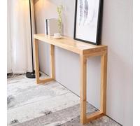 YCYRF Mesa Consola de Madera Maciza, Consola Recibidor, Mesa Recibidor Entrada, Ideal para Pasillo, Detrás del Sofá, Recibidor y Sala de Estar, Fácil Montaje(82x30x140cm/32x12x55in)