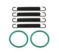 YCZYGBM Motocicletas y Deportes de Motor Paquete de 6 Ganchos de muelles de Tubo de Escape ATV, Kit de Sellado de Juntas tóricas for YFZ350 Banshee 350 YFZ 350 1987-2006 2005 2004