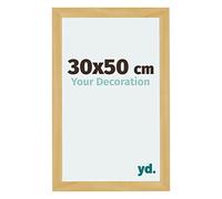 yd. Your Decoration - Marco de fotos 30x50 cm - Marco de pared de MDF - Antirreflectante - Magnifica calidad - Decoración De Pino - Mura