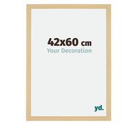 yd. Your Decoration - Marco de fotos 42x60 cm - Marco de pared de MDF - Antirreflectante - Magnifica calidad - Decoración De Arce - Mura