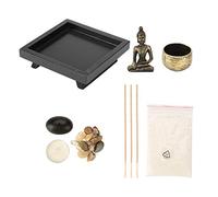 YD50 Candelabro de Budismo, Mesa de Buda Zen Garden Bronce Vintage Quemador de Incienso Quemador de Incienso de Mesa, Soporte de Incienso para decoración, meditación