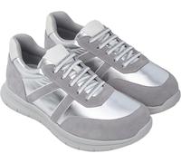 YDA Zapatillas ortopédicas deportivas Optima Molliter Kurt Spring System Art. CPY-Kurt Vit/TES, Gris plateado., 40 EU