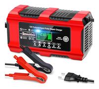 YDBAO Cargador de Baterias Coche 12V 10A para Auto,Moto, AGM, Gel, SLA
