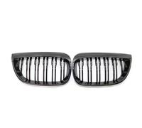YDCDFVBVGM Central Delantero Rejilla Parrilla Delantera Coche para E81 para E87 120d 120i 130i Carreras Color Negro Brillante ABS Años 2004 A 2006 Rejilla Ventilación Cubierta Antiniebla Coche