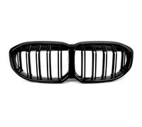 YDCDFVBVGM Central Delantero Rejilla Parrilla Delantera Negra Brillante para Serie 1 para F40 2019 2020 2021 2022 2023 2024 Rejilla Ventilación Cubierta Antiniebla Coche