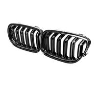 YDCDFVBVGM Central Delantero Rejilla Rejilla Delantera Doble Listón Fibra Carbono Negra para E90 para E91 LCI para Serie 3 Años 2009 A 2011 Rejilla Ventilación Cubierta Antiniebla Coche