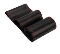 YDCDFVBVGM Fundas para Volante Coche 38 Cm 15 Pulgadas Cubierta Trenzada para Volante Coche Accesorios Interiores Suave Antideslizante Carcasa Decorativa Volante(A-Black-Red)