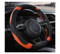 YDCDFVBVGM Fundas para Volante Coche Cubierta para Volante Automóvil 37,5 Cm Empalme Accesorios Antideslizantes Y Transpirables para Coche Carcasa Decorativa Volante(Orange)