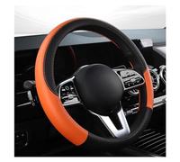 YDCDFVBVGM Fundas para Volante Coche Funda Antideslizante para Volante Coche Funda Protectora Universal para Volante Coche Multicolor 38 Cm Carcasa Decorativa Volante(Orange Black)