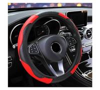 YDCDFVBVGM Fundas para Volante Coche Protector para Volante Coche Transpirable Antideslizante 37-38 Cm Accesorios Decoración Carcasa Decorativa Volante(01-Red)