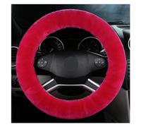 YDCDFVBVGM Fundas para Volante Coche Protector Volante Coche Cubierta Suave Volante Universal 38cm Accesorios Interiores Automotrices Carcasa Decorativa Volante(Rose Red)
