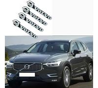 YDDNRBU 4 Piezas de calcomanías de Aluminio con Emblema para Altavoz Insignia de Audio Pegatina Decorativa Interior para Volvo V40 V60 S40 S60 S90 XC40 XC60 XC90 V40 V60
