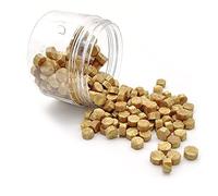 YDHfdc 200 Pcs Perlas de Cera de Sellado Octogonales Perlas de Cera para Sellarsellar Perlas de Cera para Lacrar Invitaciones de Boda, Tarjetas Regalo, Cartas (Oro)