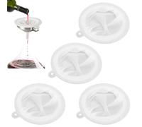 YDHfdc 4 Piezas Colador de Malla Fina 100/200/300/400 Mallas Colador de Cocina Nylon Tamiz de Filtro de Alimentos para Filtrar Jugo, Vino, Leche, Mermelada